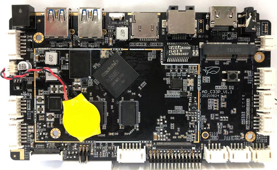 Врезанная андроидом доска EDP MIPI HD вне Sunchip ADW локальных сетей LVDS UART 4G 1000M доски РУКИ RK3568