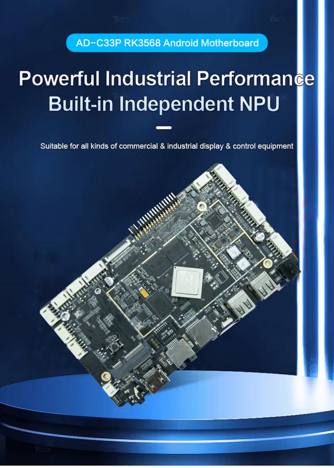 Встроенная ARM-плата RK3568 с ОС Android 11 для мультисенсорных экранов и различных вариантов подключения к Интернету 2
