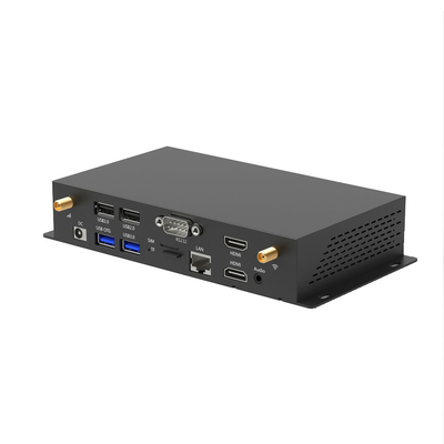 4K Android 11.0 Media Player для распознавания лиц и робототехники с несколькими интерфейсами интерактивного режима и металлическим корпусом