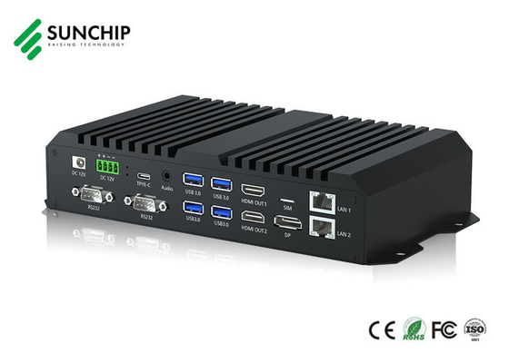 Sunchip RK3588 Android 12.0 AI NPU 6.0tops Media Player Интеллектуальное промышленное вычислительное устройство