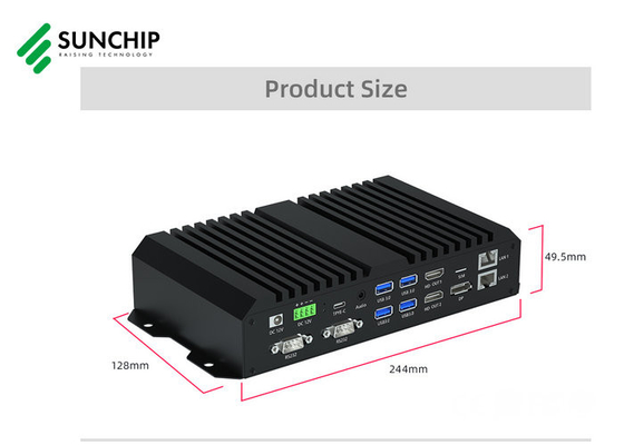 Rockchip RK3588 Octa Core Android Box с RS232 RS485 WIFI Gigabit Ethernet BT USB Media Player для ЖК-дисплея