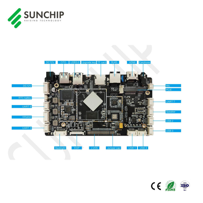 Интерактивный сенсорный экран Android 11 Rockchip Motherboard RK3566 Quad Core Embedded Arm Board
