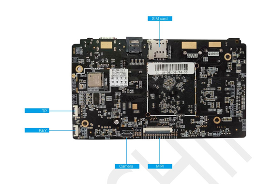 AD-C36 Четырехъядерная Android материнская плата Встроенная ARM-карта для RK3566 Процессор HD Дисплей 4G LTE WIFI/BT G-сенсор RTC Touch USB UART