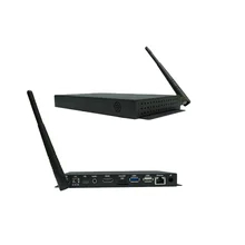 Black Media Player Network Android Digital Signage Player RK3288 Четырехъядерный 4K