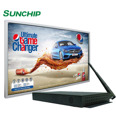 4K High-Definition Embedded System Board SUNCHIP Android Digital Signage Display Box Черный для рекламы