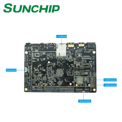 RK3399 Многоточечные сенсорные и сетевые интерфейсы Rockchip Android Embedded Board для простого взаимодействия и подключения