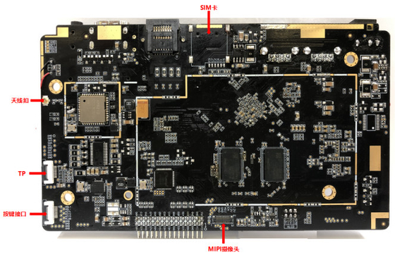 RK3568 Rockchip Motherboard Android 11 Встроенная системная плата с памятью USB GPIO UART I2C и DDR4